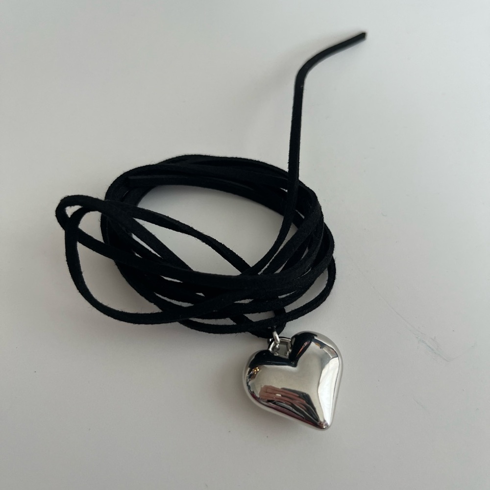 Silver Heart Pendant Necklace